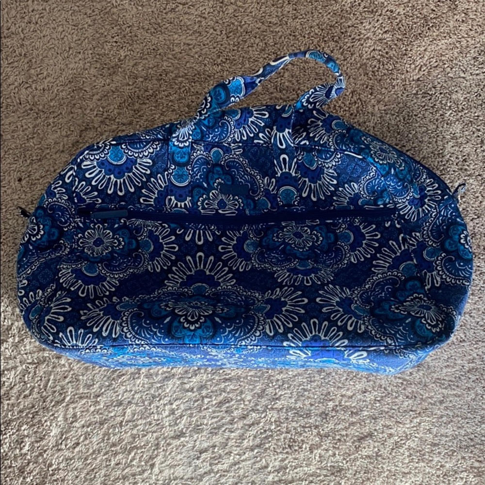 Vera Bradley Blue Floral Print Weekender